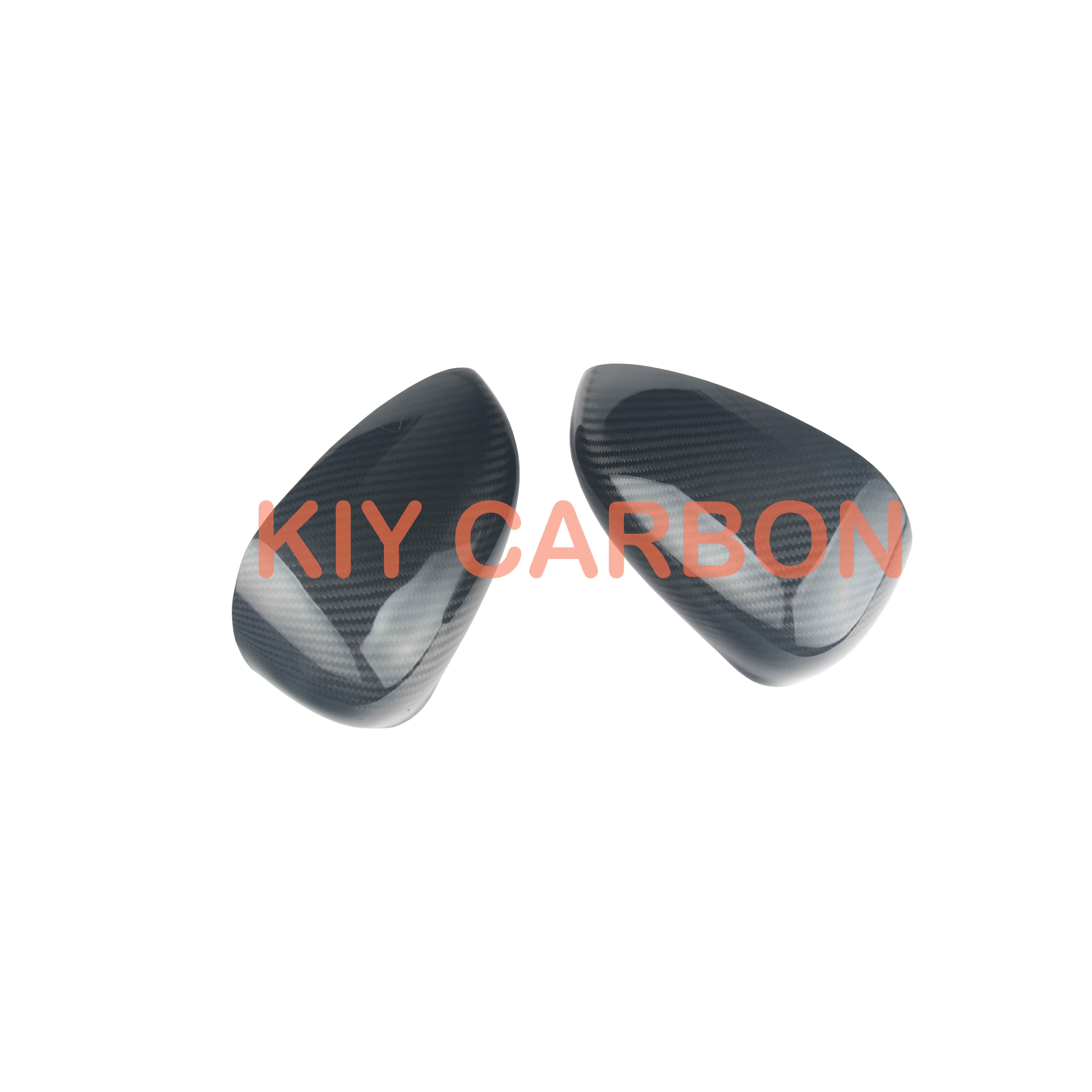 Twill Carbon Fiber Mirror Covers for Fiat F500