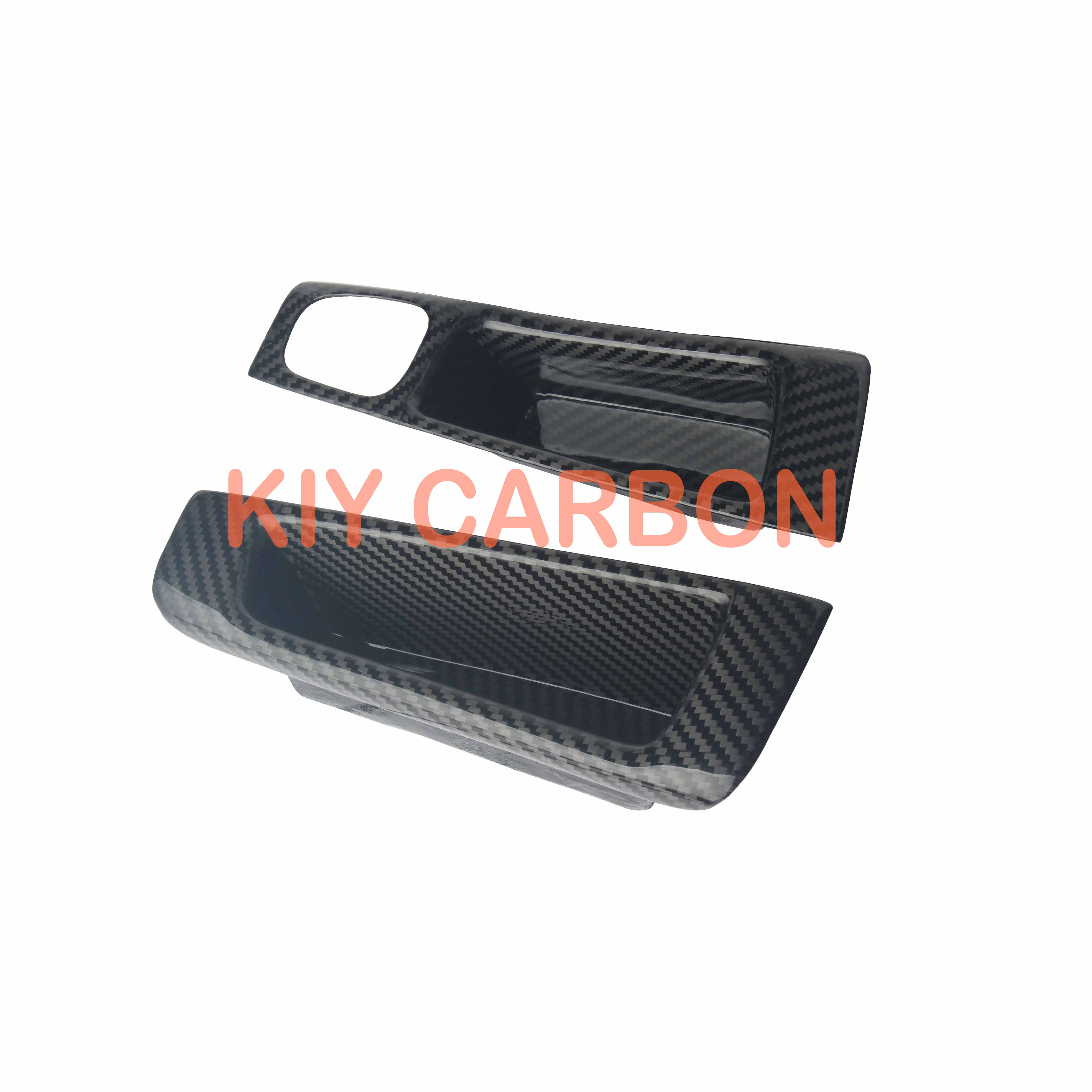 Carbon Fiber Car Parts Door Handle for Fiat F500 Glossy