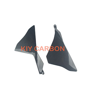 Twill Carbon Fiber Side Upper Mid Panel Trim Fairing for Yamaha R1 2015+ Glossy Finish